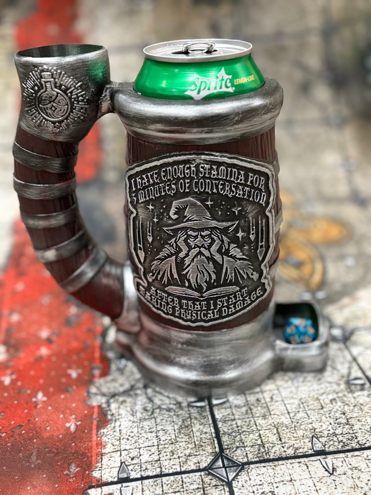 Introverted Wizard Dice Tower Can Holder