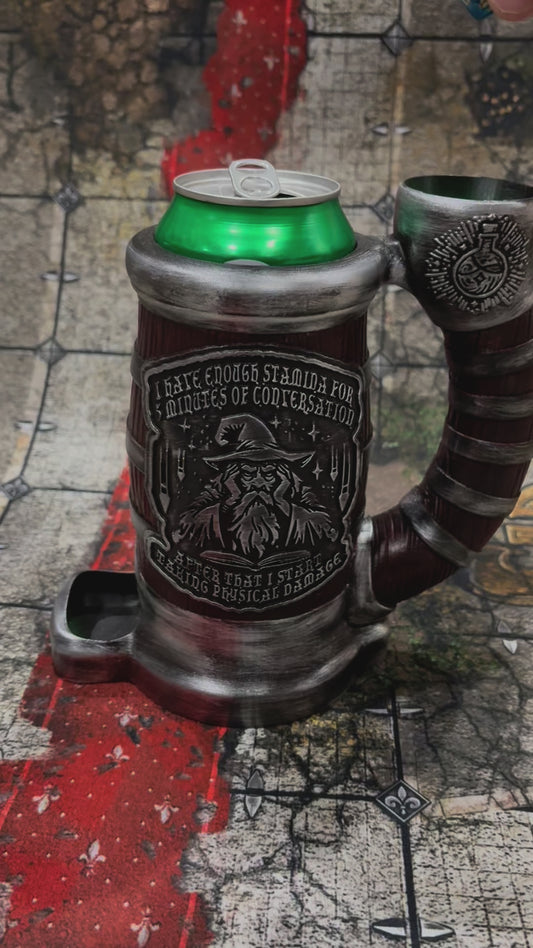 Introverted Wizard Dice Tower Can Holder